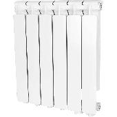 Радиатор алюминиевый STOUT Bravo 500  6 секций SRA-0120-050006 нижн. прав.подкл.RAL9010