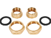 Комплект гаек для насосов из латуни G 11/2