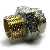 Муфта американка для прямого соединения  НИКЕЛЬ  1/2