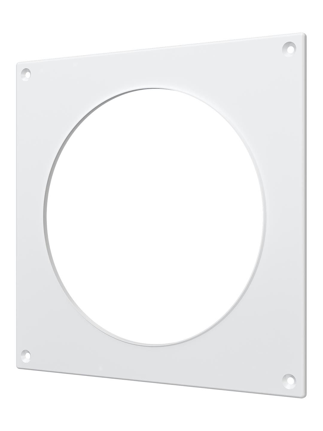 Накладка торцевая пластик 170x170 для воздуховода D125 ERA 12,5НКП