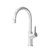 Смеситель для кухни с друхрежимным регулируемым аэратором излив 200м, ХРОМ 310722000 Eclipse, DAMIXA