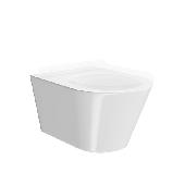 Унитаз подвесной PLAZA Modern безободковый, белый глянцевый, KERAMA MARAZZI