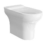 Унитаз напольный BUONGIORNO PRO белый глянцевый БЕЗ БАЧКА и СИДЕНЬЯ, KERAMA MARAZZI