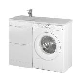 Смайл 110 Тумба+умыв.Kamilla 110 (чаша слева)+кроншт. правый, VOD-OK