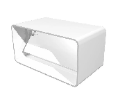 Соединитель СКПО 55х110 обр.клапан пластик ERA