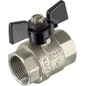 Кран шар.(вода) никелир. 1/2