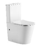 Унитаз напольный BURGOS MAXI белый, безоб. TORNADO,сиденье slim дюро,soft close IBERICA BLANCA