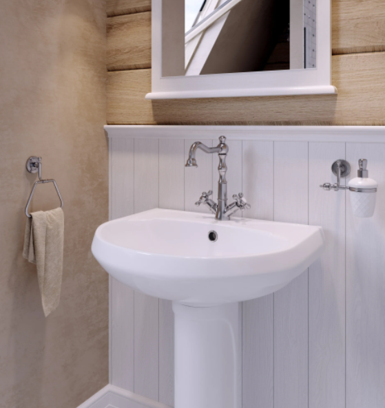 Умывальник Вест (57,5см) с отв. (Воротынск)