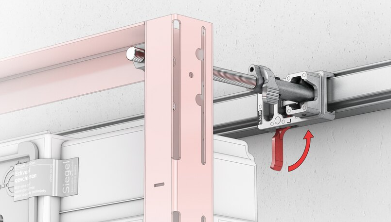 Комплект для крепления модуля к стене или системе стального профиля, с быстрой фиксацией 9380014