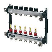 ТЕСЕ Коллектор стальной с расходомерами 1