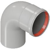 Колено Ø80 угол 90° м/п ROMMER (RCA-0080-000090)