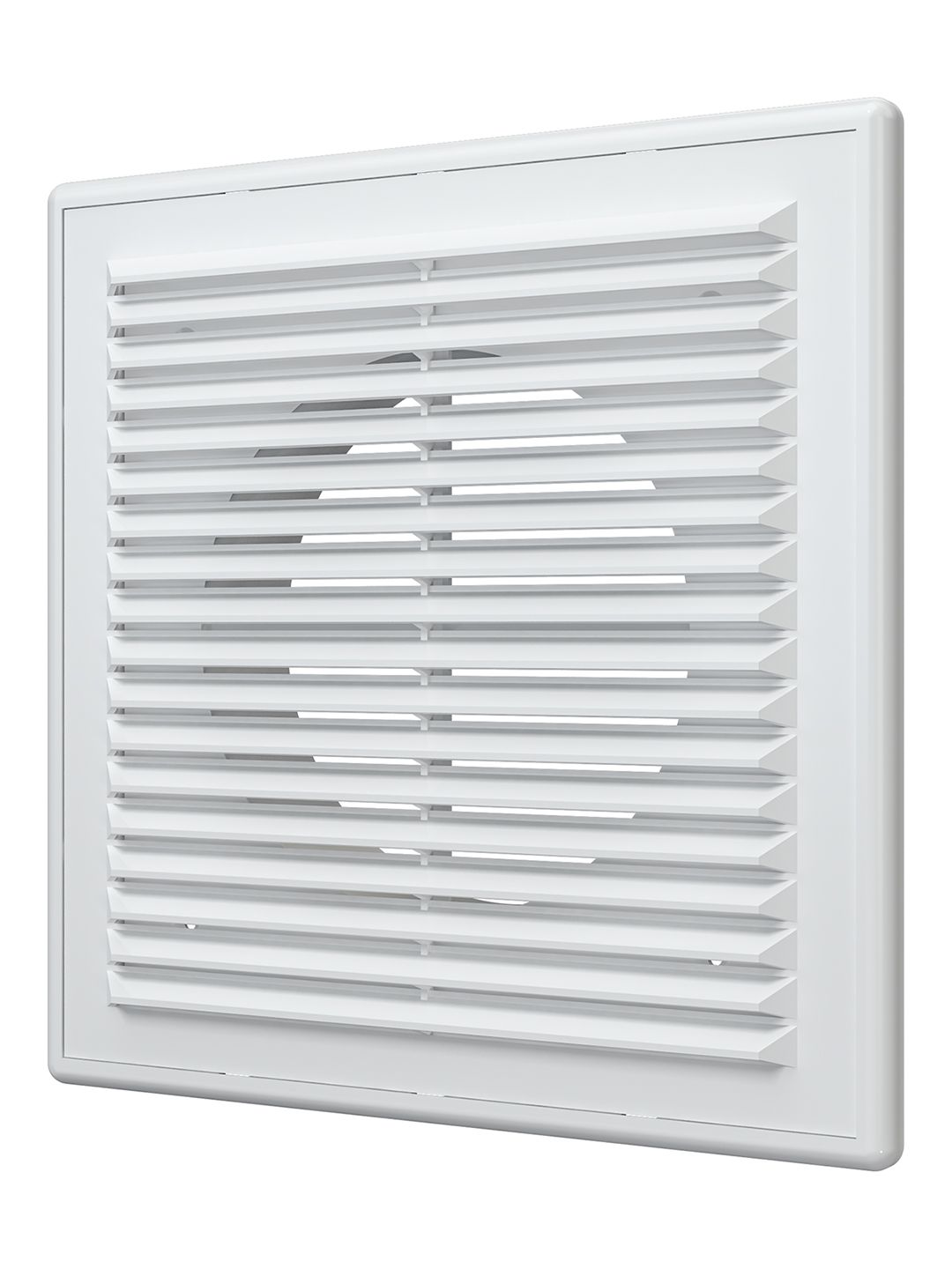 Решетка вентиляционная RF фланец D125 разъемная 208х208 пластик ERA 2121R12F