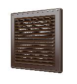 Решетка вентиляционная Р сетка разъемная 150х150 пластик Brown ERA