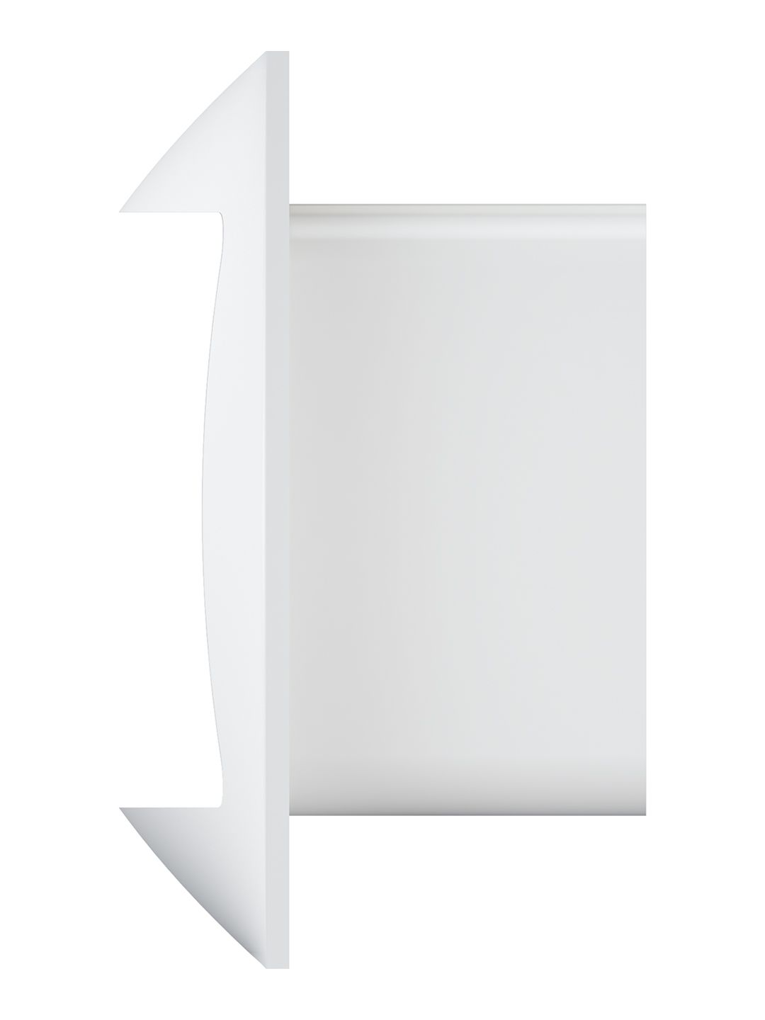 Решетка вентиляционная РСФ фланец 204х60 234x90 пластик ERA 620РСФ