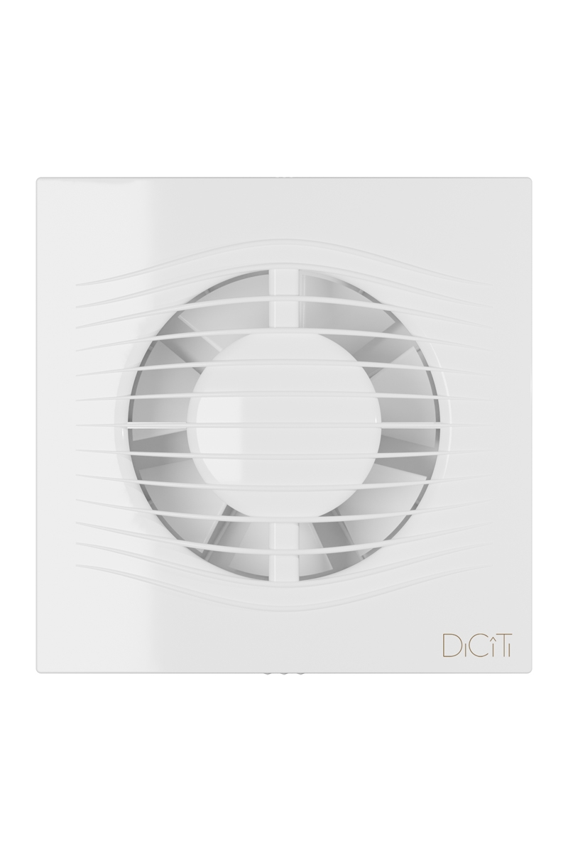 Вентилятор накладной D100 DICITI обр.клапан SLIM 4C