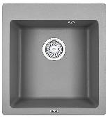 Мойка кухонная кварц GR-4651 АЛЮМИНИУМ Granula (мет. сифон), GRANULA