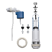 Арматура к бачку  бок. подв. белый ШТОК Уклад (АБ 66.54.14.0/66.56.14.0/А110,.56.14.0) (25)