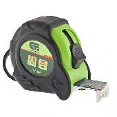 Рулетка Графит, обрезиненный корпус, амортизатор, 7,5мх25мм СИБРТЕХ