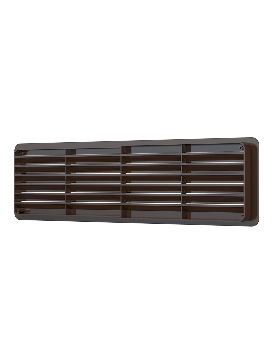 Решетка вентиляционная ДП фланец432х117 переточная450х131 пластик Brown  ERA  4513ДП кор
