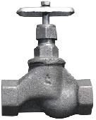 Вентиль запорный муфтовый чугунный 15кч18п, Ду32