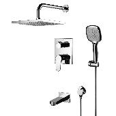 Смес. д/ванны и душа встраиваемый LEMARK SHIFT (LM4322C)
