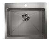 Мойка кухонная сталь Granula (мет. сифон) СТАЛЬ САТИН GR-5951, GRANULA