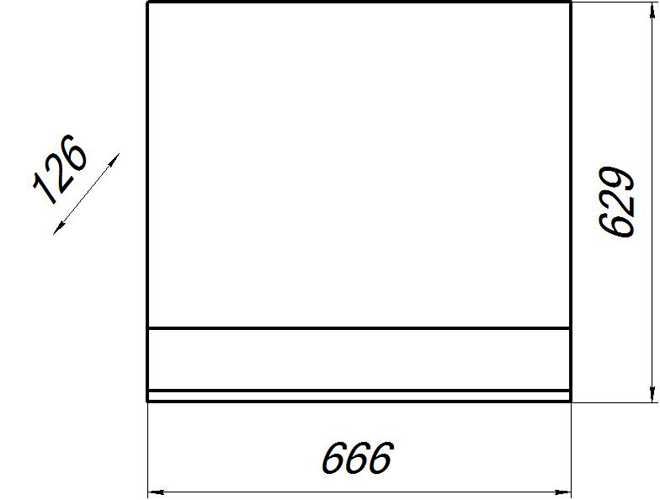 Модерн 70 Зеркало дуб Бардолино, ЯМЕБЕЛЬ