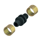 ТЕ-СЕ Соед. 16 PPSU для SQL  PE-RT/AL/PE (в комплекте с пресс-втулками) (77220015)  (10шт.)