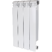 Радиатор алюминиевый STOUT ALPHA 500  4 секций SRA-2310-050004 бок. подключение