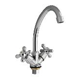 87305 MYFAIR Смеситель кухня  металлокерамика ручка крест