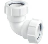Отвод компрессионный  40 мм 90° 40A-WH McAlpine
