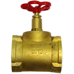 Клапан Ду-50 прямой латунный 15Б3Р муфта\муфта