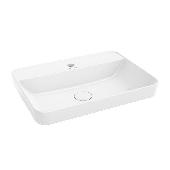 Раковина PLAZA встраиваемая сверху 55, белая глянцевая, KERAMA MARAZZI