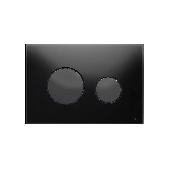 Панель смыва TECEloop,  стекло черное, клавиши черные 9240657