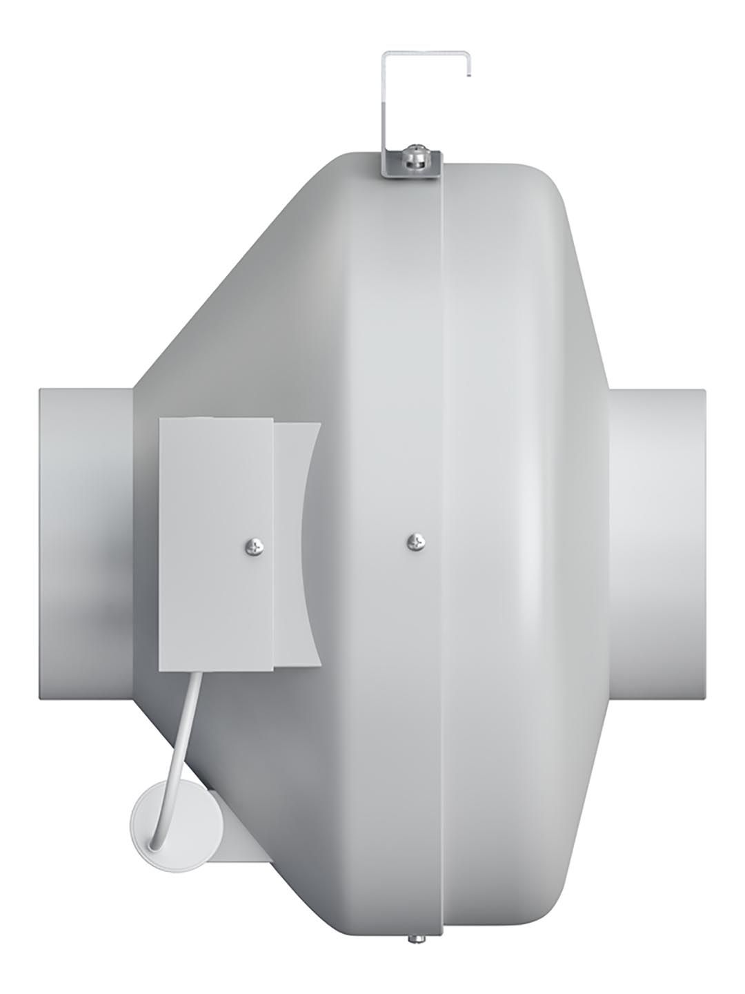 Вентилятор канальный D100 CYCLONE центробежный пластиковый корпус ERA PRO