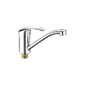 A4206 Смеситель для кухни ACCOONA средний излив с гайкой латунь/хром (10)
