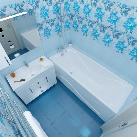 ТРИТОН Ванна Стандарт Экстра 1700/700 без каркаса, панели, сифона