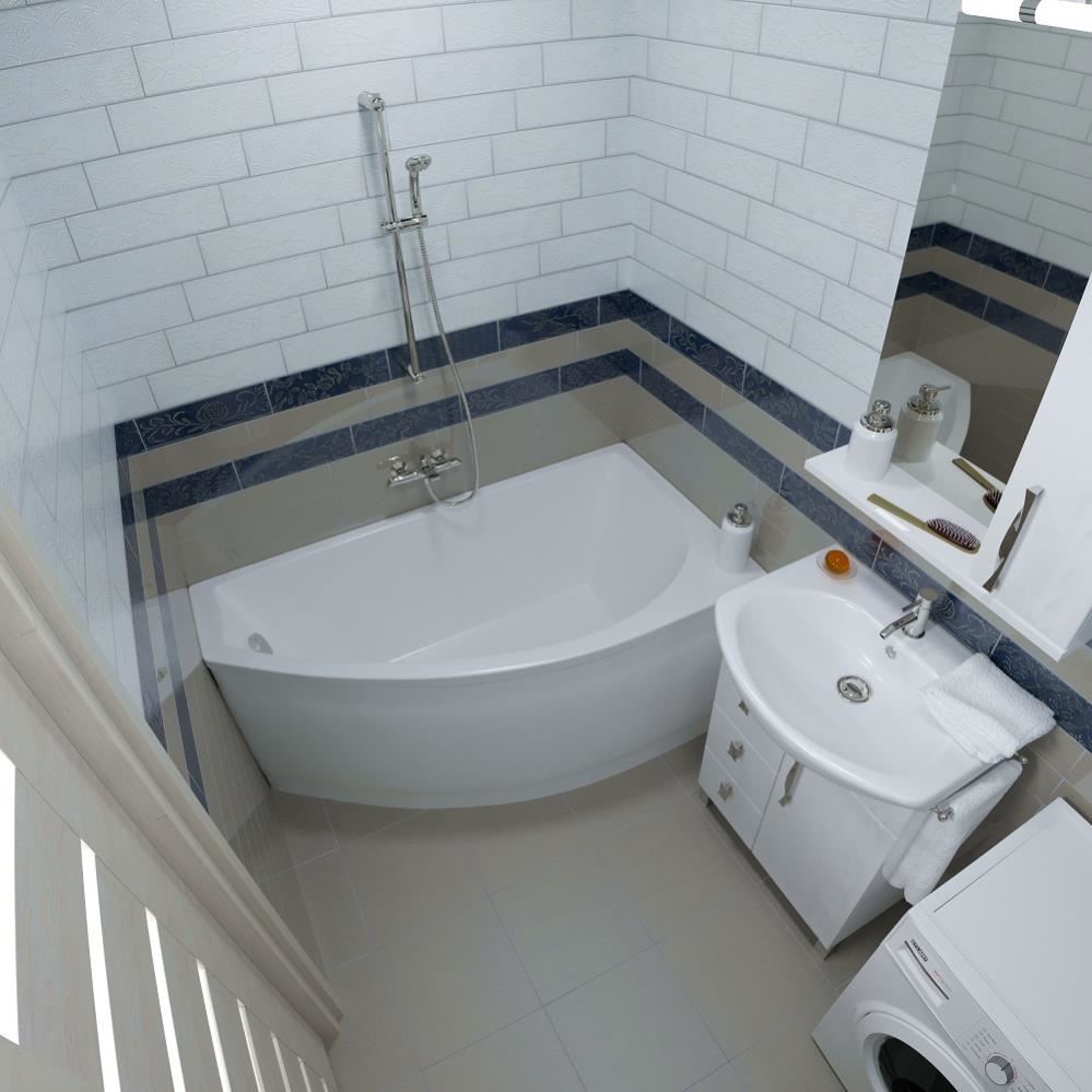 ТРИТОН Ванна Бэлла-левая на каркасе без панели и сифона