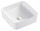 Раковина накладная Ватикан 375*375*135 белая, Terminus