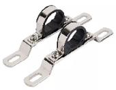 Пара низких кронштейнов для коллекторов из нержавеющей стали 1 TIM (60/1) FZ038-4S