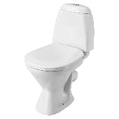 Унитаз-компакт РИМИНИ (косой выпуск, ниж.подводка, 2-кн. арм., сид. п/п) 1.WH50.1.523, САНТЕК