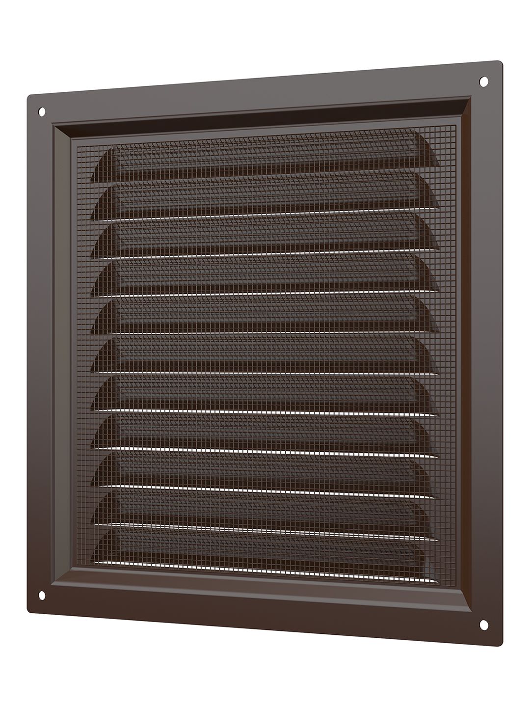 Решетка вентиляционная МЭ сетка 200х200 окраш.сталь Brown ERA 2020МЭ кор