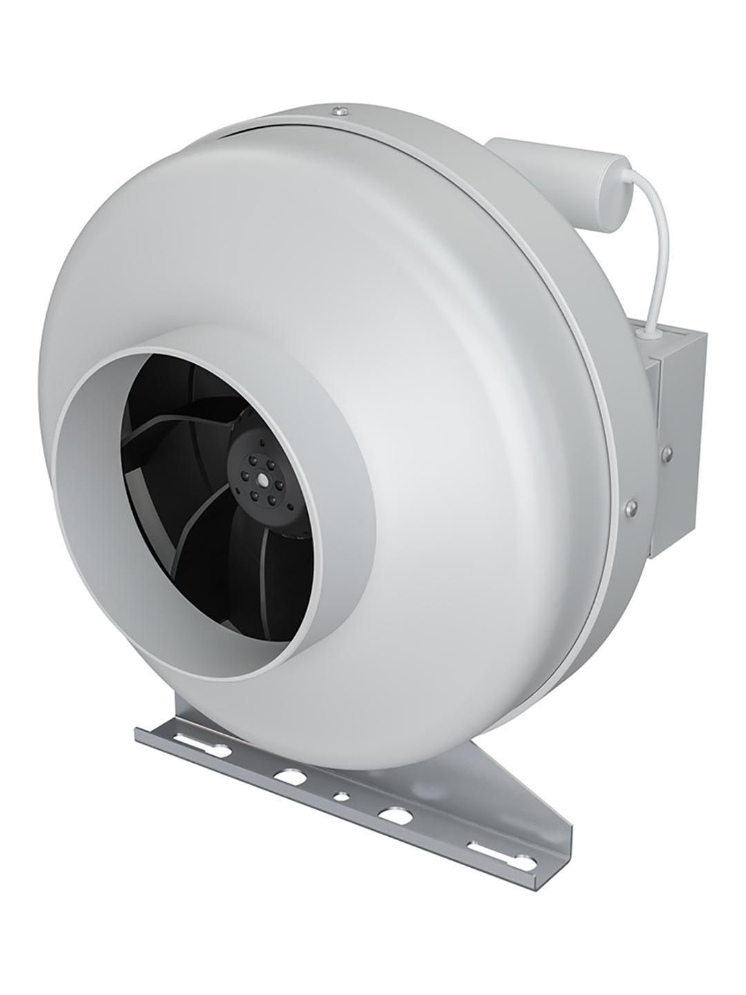 Вентилятор канальный D125 CYCLONE центробежный пластиковый корпус ERA PRO