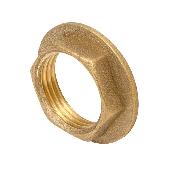 Контргайка с ребордой латунная 1