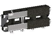 Модульный коллектор из нерж. стали MKSS-100-2.EPP в теплоизоляции (арт. MK 10A2T 20)¶