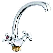 Смеситель для кухни (мойки) G.LAUF QTZ4-B856  (керам.1/2 на лат. гайке) (10)