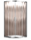 Душевой уголок Garda 900х900, без поддона, стекло шиншилла, 6мм, профиль хром VSQ-1G900CH, VINCEA