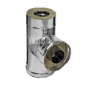 Сэндвич-тройник 90° (430/0,8мм + нерж.) D 160х250 Ferrum