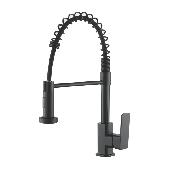 A44126F Смеситель для кухни ACCOONA с выдвижной лейкой Цвет: черный (10)