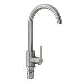 9301 BRIMIX Смеситель кухня С-образный излив нерж.САТИН